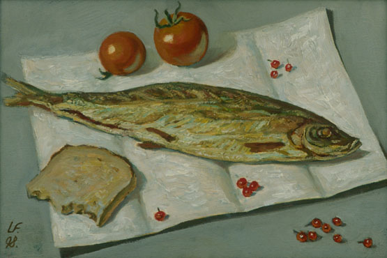 Stilleben mit Fisch IV